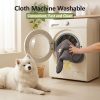 Marchul Pet Bed Mats, Dog Crate Bed, Cat Mat with Non-Slip Bottom, Removable Washable Dual Cover Set (Faux Leather Shell + Plush Cover), Soft Sleeping Cushion for Indoor for Medium Dogs & Cats (Large)