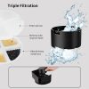 2.3 Gallon Dog Water Dispenser, Large Dog Water Bowl Dispenser with Stainless Steel, Automatic Gravity Pet Bowl for Dogs Medium to Large (3 Filters) 8.6L