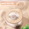 Hamster Sand Bath Container, Hamster Sand Bath Box with Cleaning Scoop, Transparent Hamster Bathtub Bathroom Toilet, Easy to Clean, Hamster Litter Box for Dwarf Hamster, Syrian Hamster, Gerbil