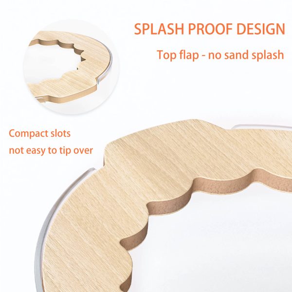 Hamster Sand Bath Container, Hamster Sand Bath Box with Cleaning Scoop, Transparent Hamster Bathtub Bathroom Toilet, Easy to Clean, Hamster Litter Box for Dwarf Hamster, Syrian Hamster, Gerbil