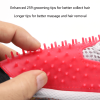 Upgrade Efficient Pet Hair Remover Gloves: Gentle Shedding Brushes for Dogs, Cats & Horses with Long and Short Hair, 1 Pair