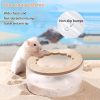 Hamster Sand Bath Container, Hamster Sand Bath Box with Cleaning Scoop, Transparent Hamster Bathtub Bathroom Toilet, Easy to Clean, Hamster Litter Box for Dwarf Hamster, Syrian Hamster, Gerbil