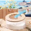 Hamster Sand Bath Container, Hamster Sand Bath Box with Cleaning Scoop, Transparent Hamster Bathtub Bathroom Toilet, Easy to Clean, Hamster Litter Box for Dwarf Hamster, Syrian Hamster, Gerbil