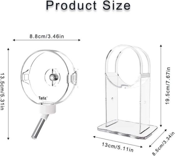 Hamster Water Bottle with Stand No Drip Water Dispenser for Syrian Dwarf Hamsters Gerbils Mice Rats and Other Small Animals