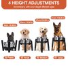 Dog Bowl Stand Adjustable Height and Width [Stand Only], Elevated Dog Bowls for Medium & Large Dogs, Anti-Slip Base Stable Raised Feeder