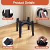 Dog Bowl Stand Adjustable Height and Width [Stand Only], Elevated Dog Bowls for Medium & Large Dogs, Anti-Slip Base Stable Raised Feeder