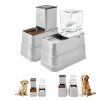 Marchul 2.1Gallon Elevated Dog Feeder and Water Dispenser, Adjustable Gravity Pet Feeder and Water Set with Stainless Steel Bowls, Designed to Protect Dog‘s Neck, Joints, Perfect for Cats and Dogs(8L)