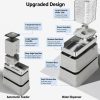 Marchul 2.1Gallon Elevated Dog Feeder and Water Dispenser, Adjustable Gravity Pet Feeder and Water Set with Stainless Steel Bowls, Designed to Protect Dog‘s Neck, Joints, Perfect for Cats and Dogs(8L)