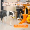 Dog Ball Launcher Toy, Adjustable Height Launcher Ball Thrower for Indoor/Outdoor Fetch Play, Interactive Energy Release Tool for Medium & Large Dogs, Easy Mount on Door/Post/Table