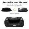 Marchul Faux Leather Dog Bed, Waterproof Cat Sofa Bed with Non-Slip Bottom