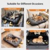 Marchul Dog Bed, Pet Bed Mat with Removable Faux Leather & Plush Covers (Inner core*1, Cover*2, 26 * 19in)