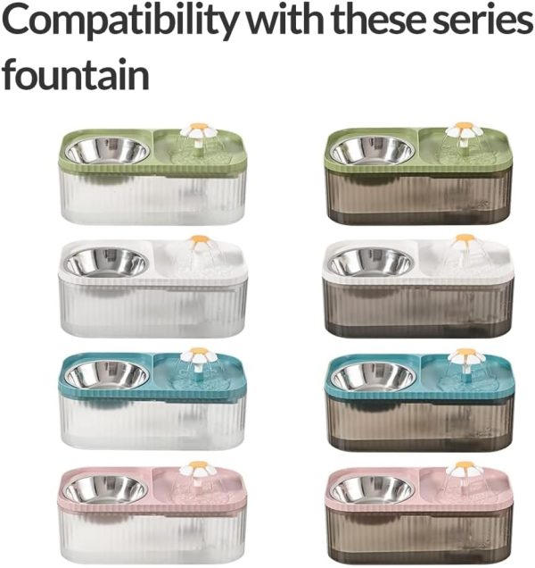 61rSyDQ-Z6L._AC_SL1000_ Marchul Cat Water Fountain Replacement Filters and Replacement Pre-Filter Sponges Set,14 Pack (6+6)