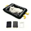 Marchul Dog Bed, Pet Bed Mat with Removable Faux Leather & Plush Covers (Inner core*1, Cover*2, 26 * 19in)
