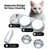 图4 Marchul Elevated Stainless Steel Cat Bowl with Gravity Water Bottle for Cats